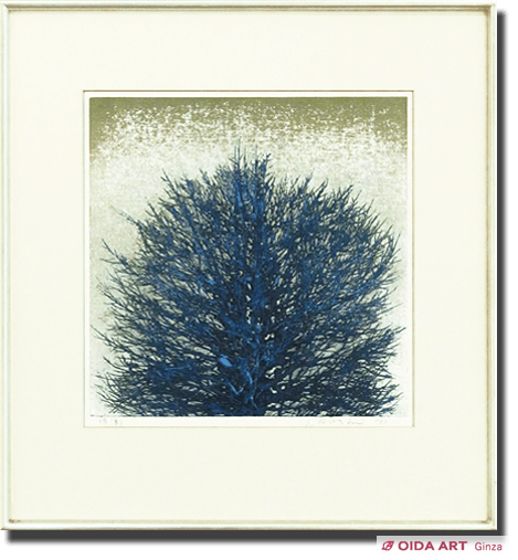 Hoshi Joichi A treetop(blue)